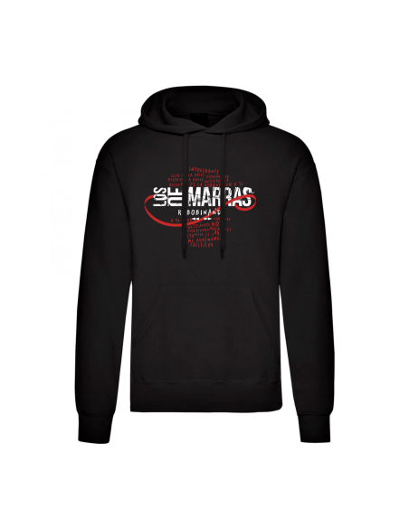 Sudadera "Logo Rebobinando" delantera + trasera