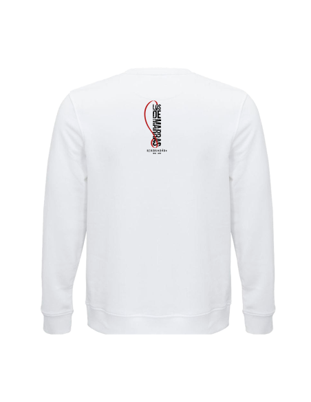 Sudadera sin capucha "Logo Rebobinando" delantera + trasera