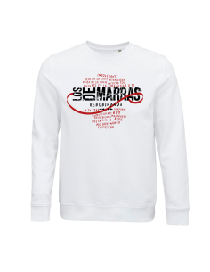 Sudadera sin capucha "Logo Rebobinando" delantera + trasera