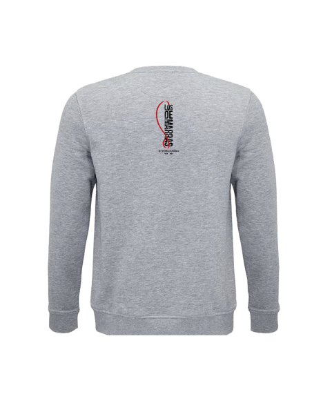 Sudadera sin capucha "Logo Rebobinando" delantera + trasera