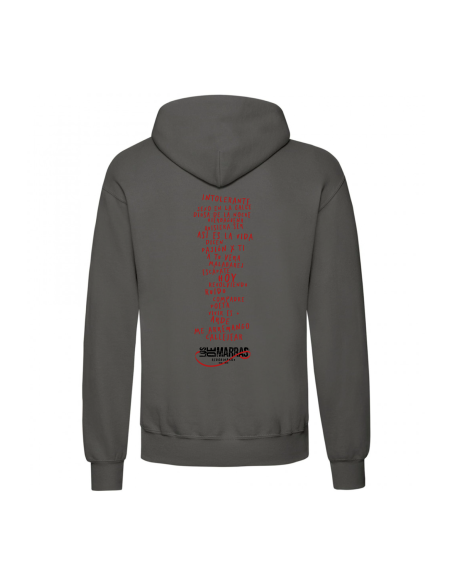 Sudadera "Portada Rebobinando" delantera + trasera