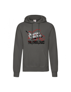 Sudadera "Portada Rebobinando" delantera + trasera