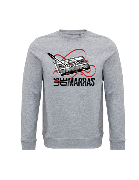 Sudadera sin capucha "Portada Rebobinando" delantera + trasera