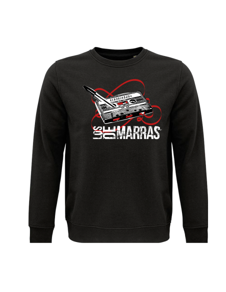 Sudadera sin capucha "Portada Rebobinando" delantera + trasera