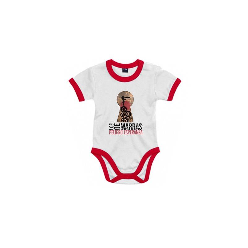 Body bebé con ribete "Portada Peligro...