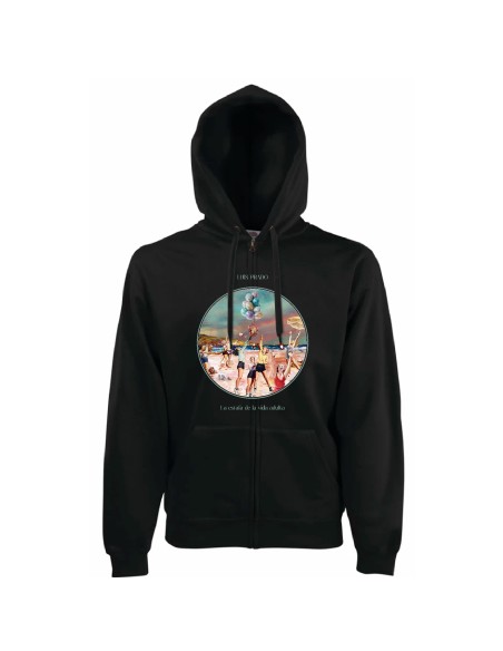 Sudadera cremallera "Circulo Portada"