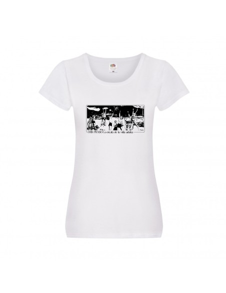 Camiseta "Banner blanco y negro"