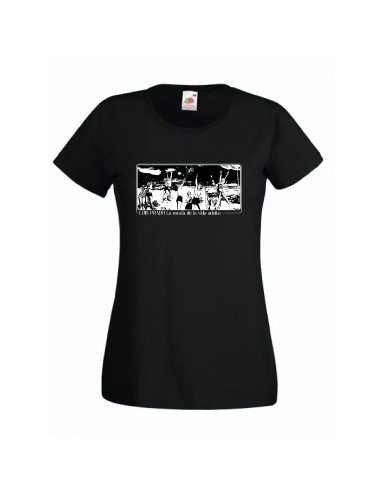 Camiseta "Banner blanco y negro"