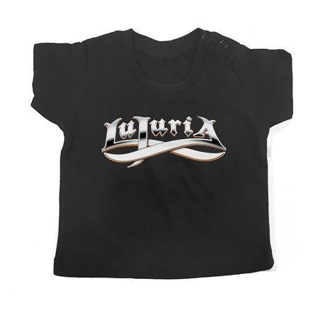 Camiseta bebé "Logo metalizado"