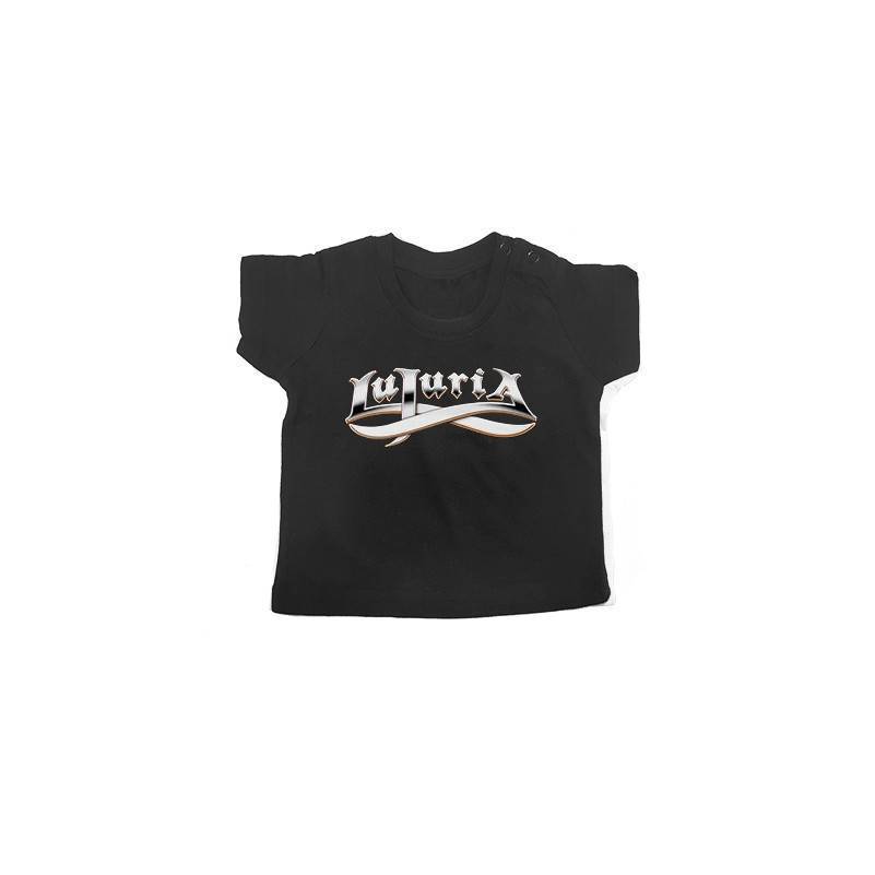 Camiseta bebé "Logo metalizado"