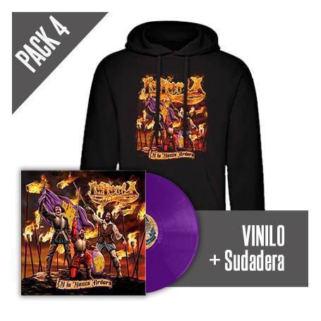 Pack 4 - Vinilo "Y La Yesca Arderá" + Sudadera "Portada...