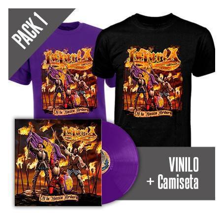 Pack 1 - Vinilo "Y La Yesca Arderá" + Camiseta "Portada...