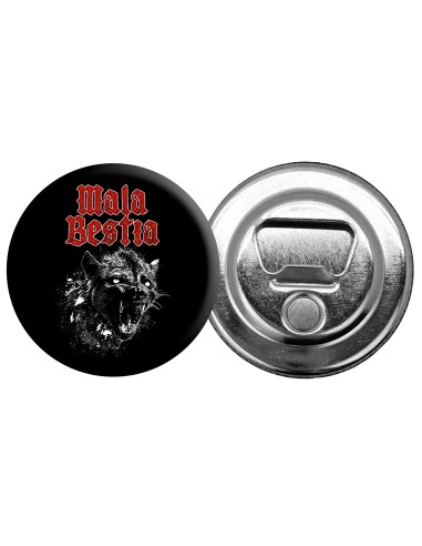 Imán abre botellas "Hiena Logo Rojo"