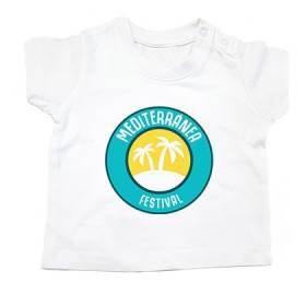 Camiseta bebé "Logo color Mediterranea"