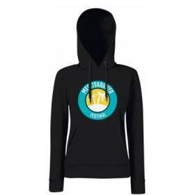 Sudadera negra "Logo color Mediterranea"