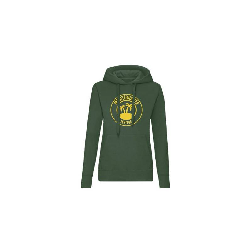 Sudadera verde "Mediterranea amarillo"