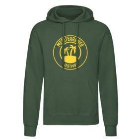 Sudadera verde "Mediterranea amarillo"