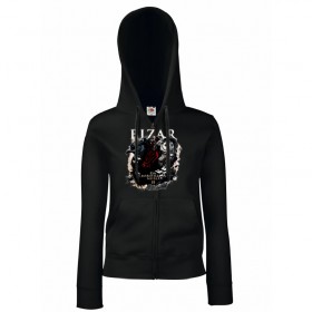 Sudadera con cremallera "Cuervo-Lechuza"