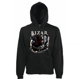 Sudadera con cremallera "Cuervo-Lechuza"