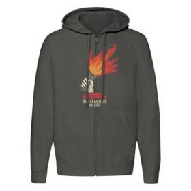 Sudadera cremallera "Antorcha"