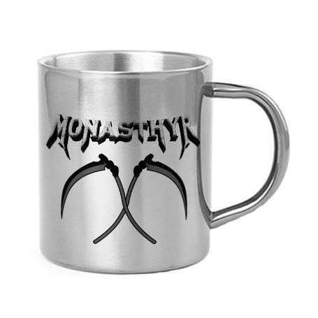 Taza metálica "Guadañas"