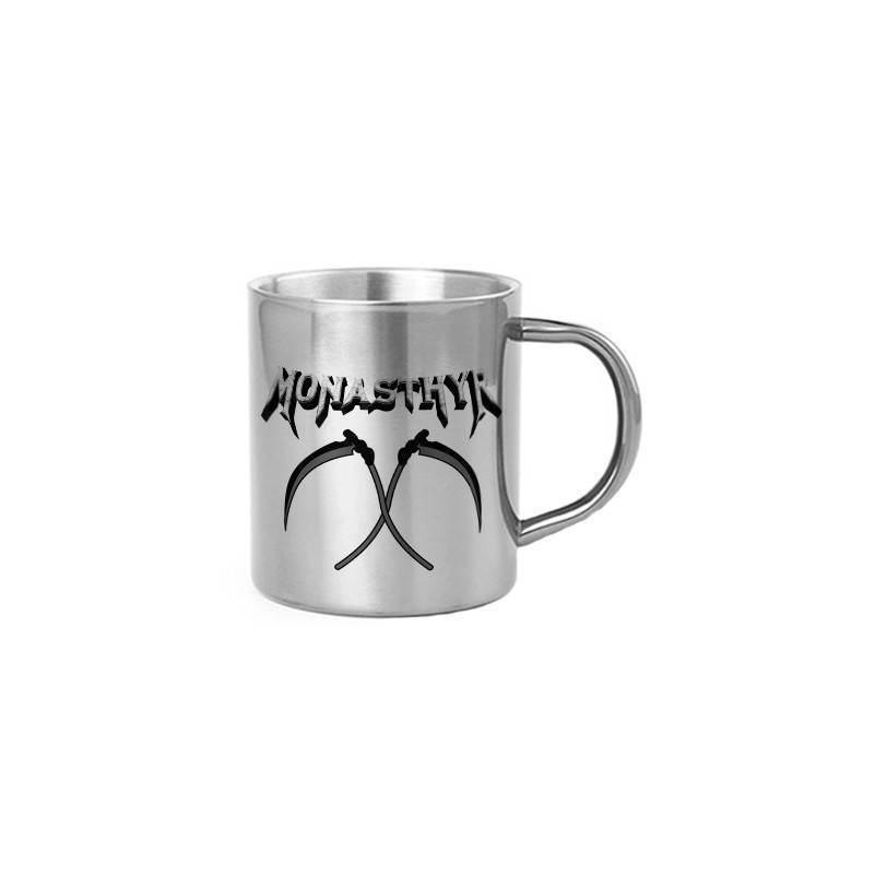 Taza metálica "Guadañas"