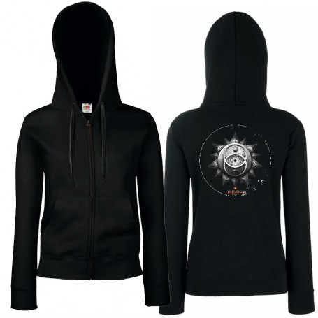 Sudadera cremallera "Sol Invicto" trasera 2