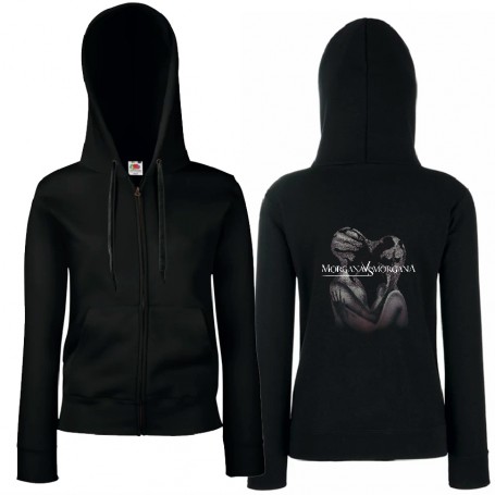 Sudadera cremallera "De lo inevitable" trasera 2