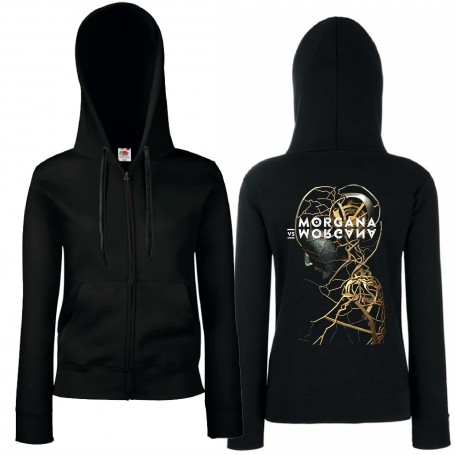 Sudadera cremallera "Sait-on aimer" trasera 2