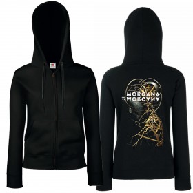 Sudadera cremallera "Sait-on aimer" trasera