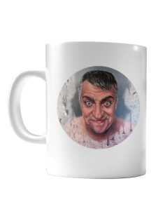 Taza cerámica blanca "Wyoming"