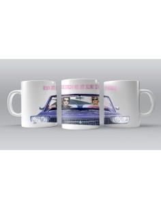 Taza cerámica blanca "Thelma y Louise"