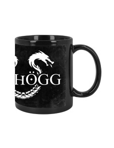 Taza cerámica negra "Logotipo"