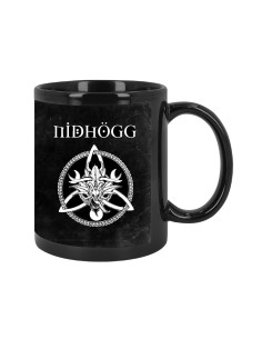 Taza cerámica negra "El Devorador"