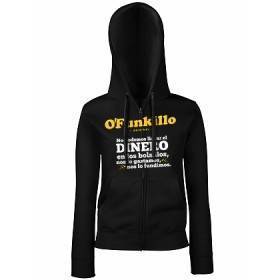 Sudadera cremallera "Los Dineros"