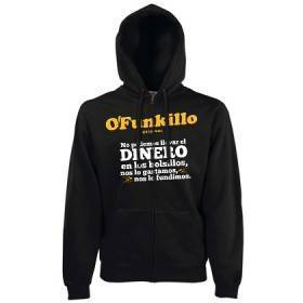 Sudadera cremallera "Los Dineros"