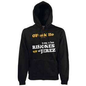 Sudadera cremallera "Riñones al Jerez"
