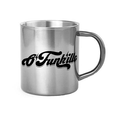 Taza metálica "20 años 30 amigos"