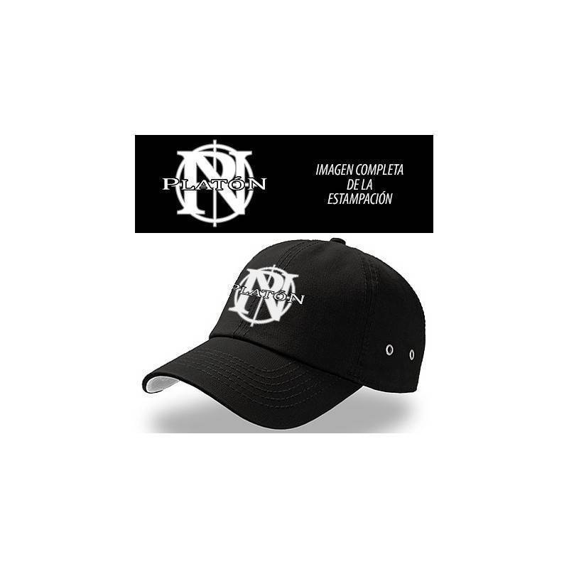 Gorra negra "Logo" en blanco