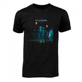 Camiseta negra chico “El espectador de tu vuelo”