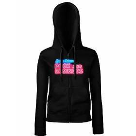 Sudadera cremallera "Rock & Business"