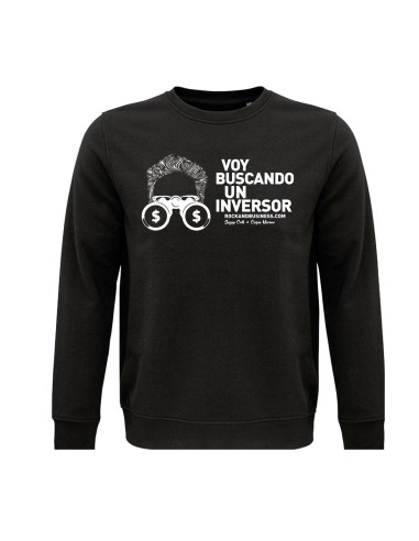 Sudadera de algodón orgánico "Voy...