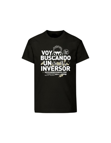 Camiseta de algodón orgánico "Voy buscando un inversor 1"