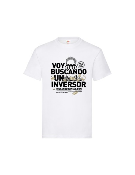Camiseta de algodón orgánico "Voy buscando un inversor 1"