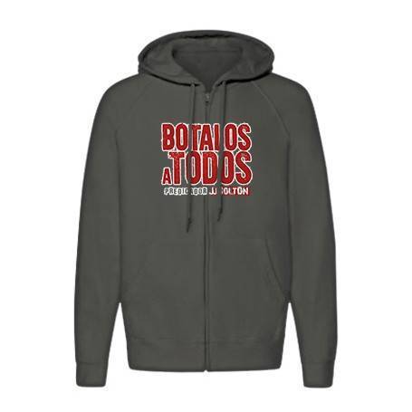 Sudadera cremallera "Botalos A Todos"