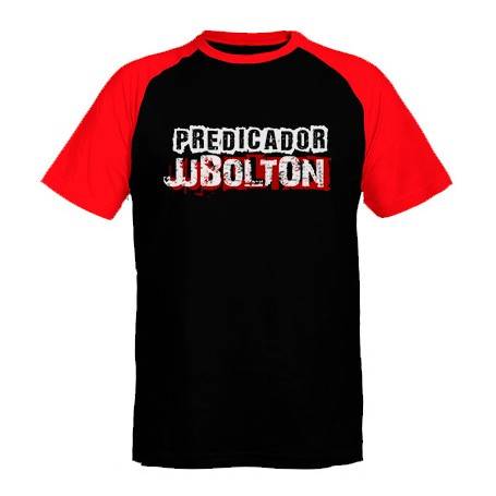 Camiseta ranglan mangas rojas "Logotipo"