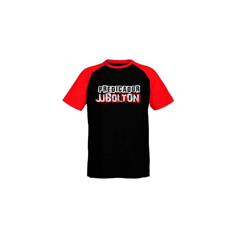 Camiseta ranglan mangas rojas "Logotipo"