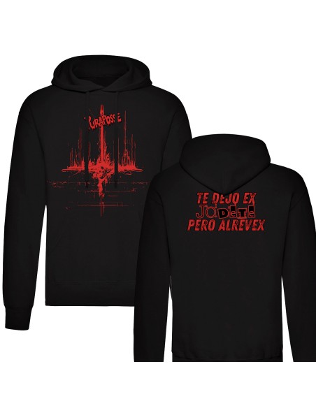 Sudadera "Te dejo Ex" con trasera