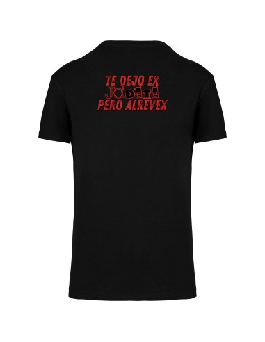 Camiseta "Te dejo Ex" con trasera