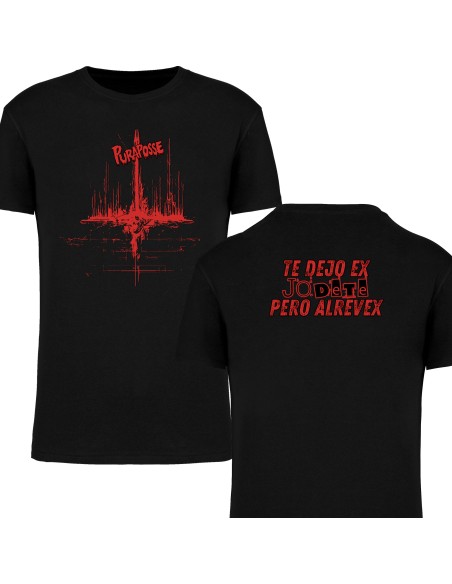 Camiseta "Te dejo Ex" con trasera